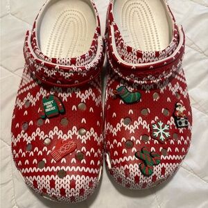 Men’s Christmas Crocs with Jibitz
